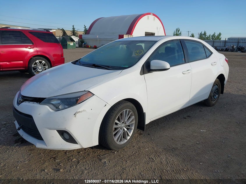 2014 Toyota Corolla, Правый зад, IAAI, VIN 2T1BURHE7EC176350 — фото 2