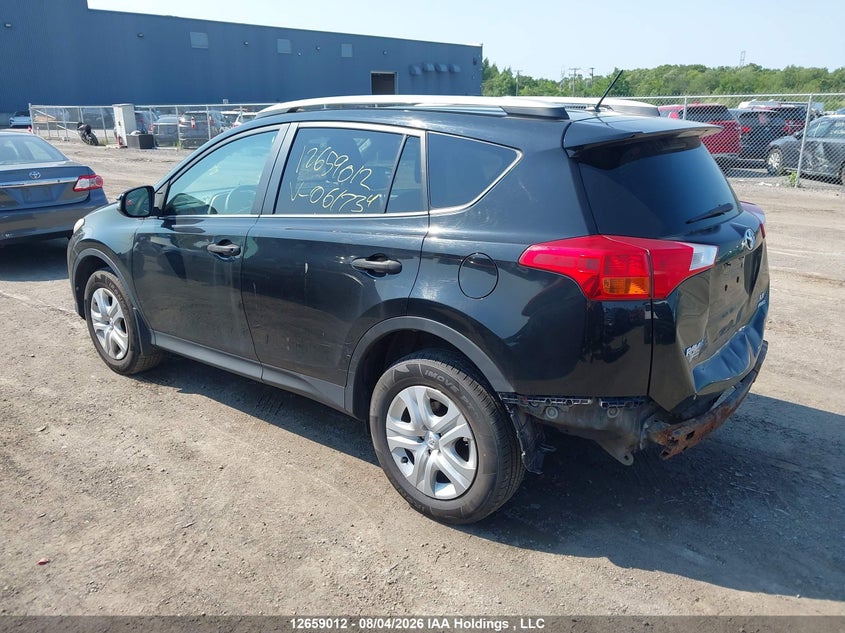 Vin: 2t3bfrev5dw061734, lot: 3061241, toyota rav4 le 20133