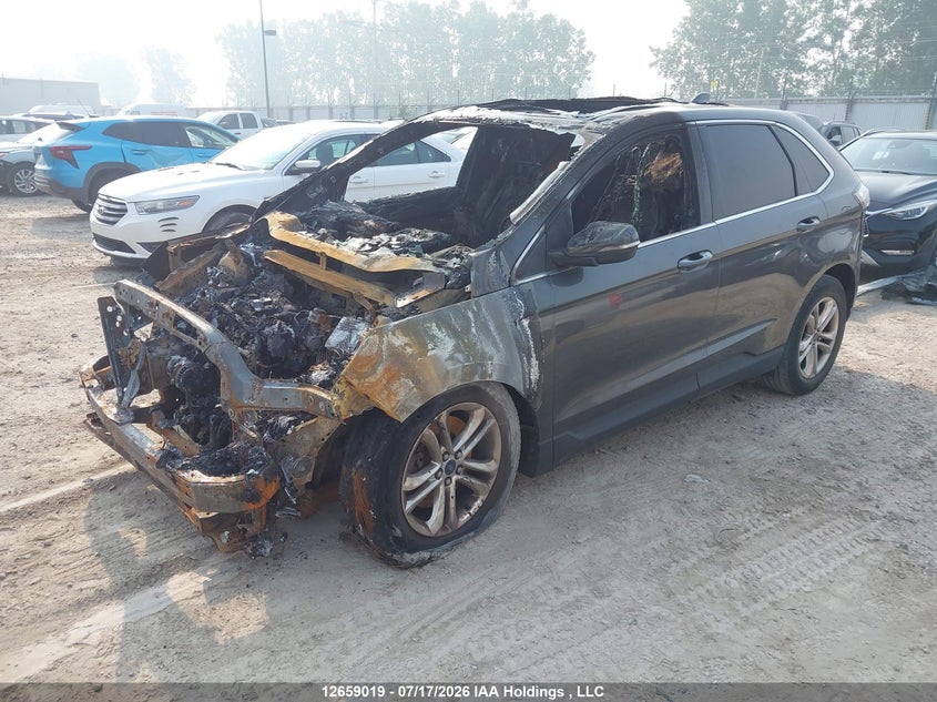 2018 Ford Edge, Engine Fire, IAAI, VIN 2FMPK4J98JBC11522 — photo 2
