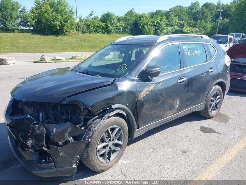 2016 Nissan Rogue, Front, IAAI, VIN 5N1AT2MT2GC842323 — photo 2