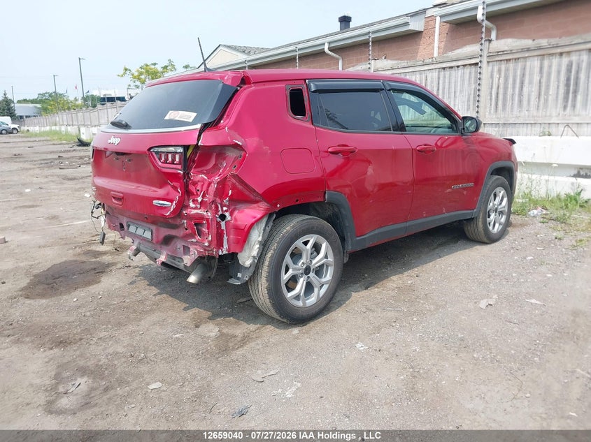 Vin: 3c4njdbn6st606993, lot: 3061280, jeep compass 20254