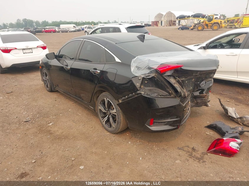 Vin: 2hgfc1f92jh107448, lot: 3061297, honda civic 20183