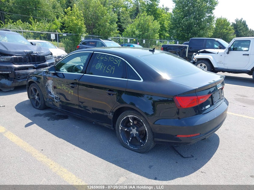 Vin: waua7gff5g1074519, lot: 3061300, audi a3 1.8t komfort 20163