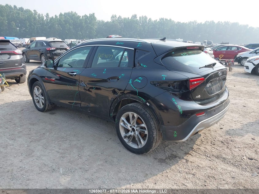 Vin: sjkch5cr8ha017032, lot: 3061318, infiniti qx30 20173