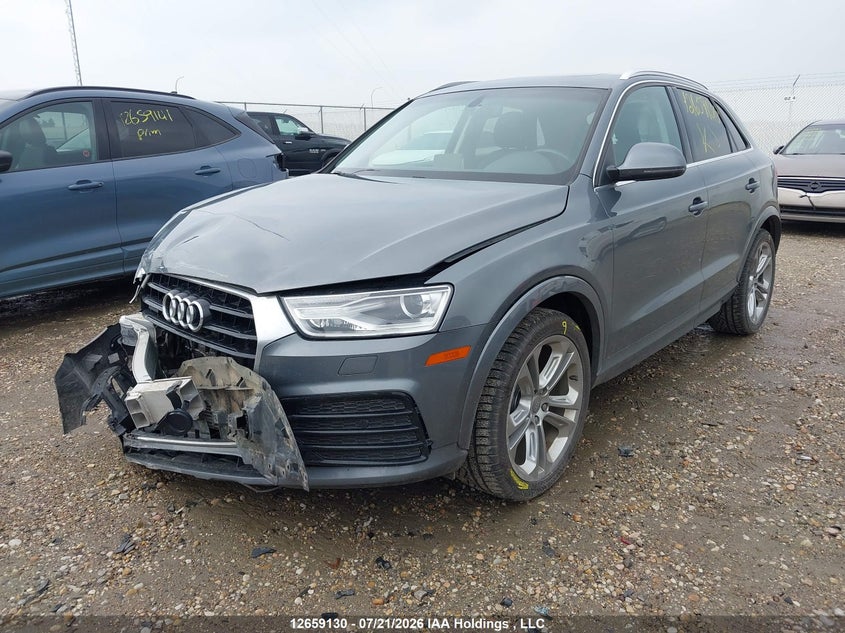 2018 Audi Q3, Удар спереди, IAAI, VIN WA1JCCFS8JR025578 — фото 2