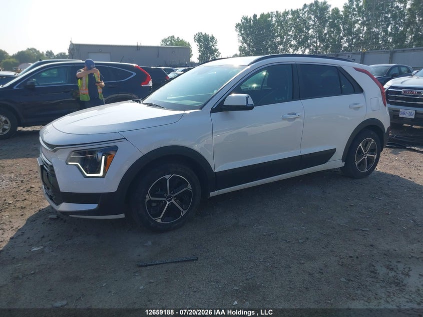 Vin: kndcr3le9r5123758, lot: 3061430, kia niro ex 20242