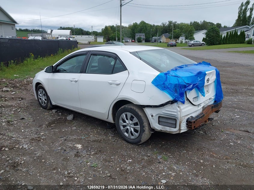 Vin: 2t1burhe6fc446122, lot: 3061461, toyota corolla ce 20153