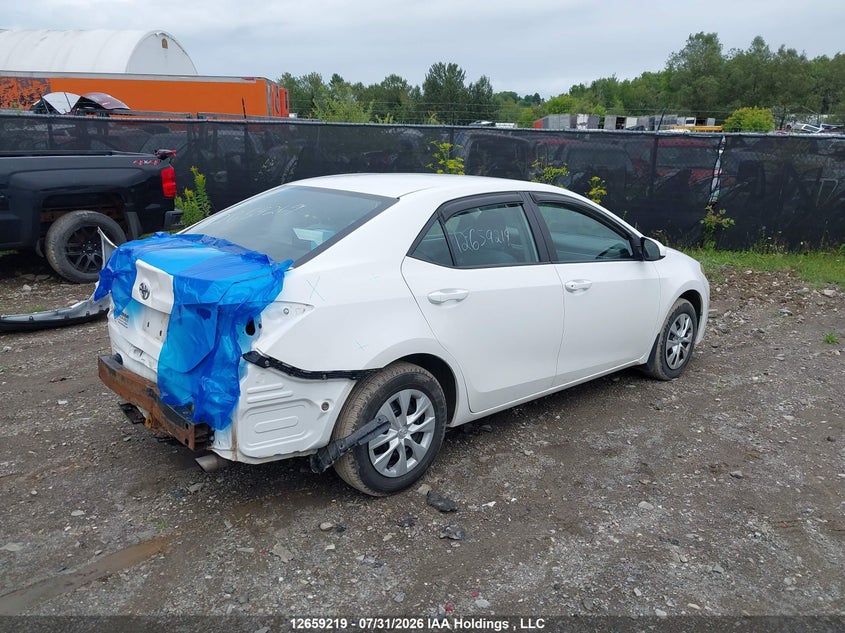 Vin: 2t1burhe6fc446122, lot: 3061461, toyota corolla ce 20154
