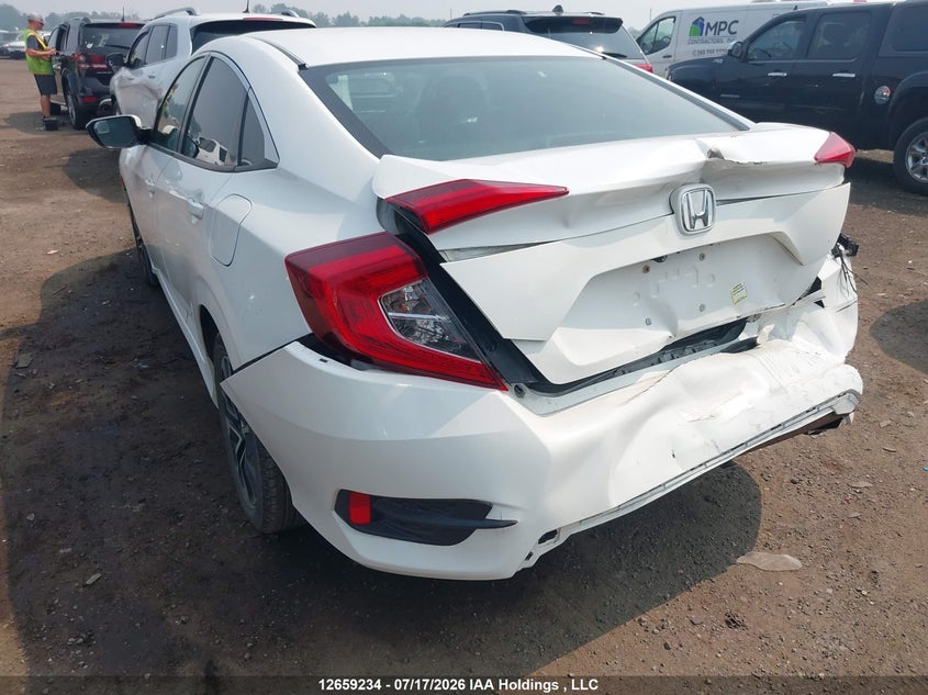 Vin: 2hgfc2f51jh016268, lot: 3061477, honda civic lx 20183