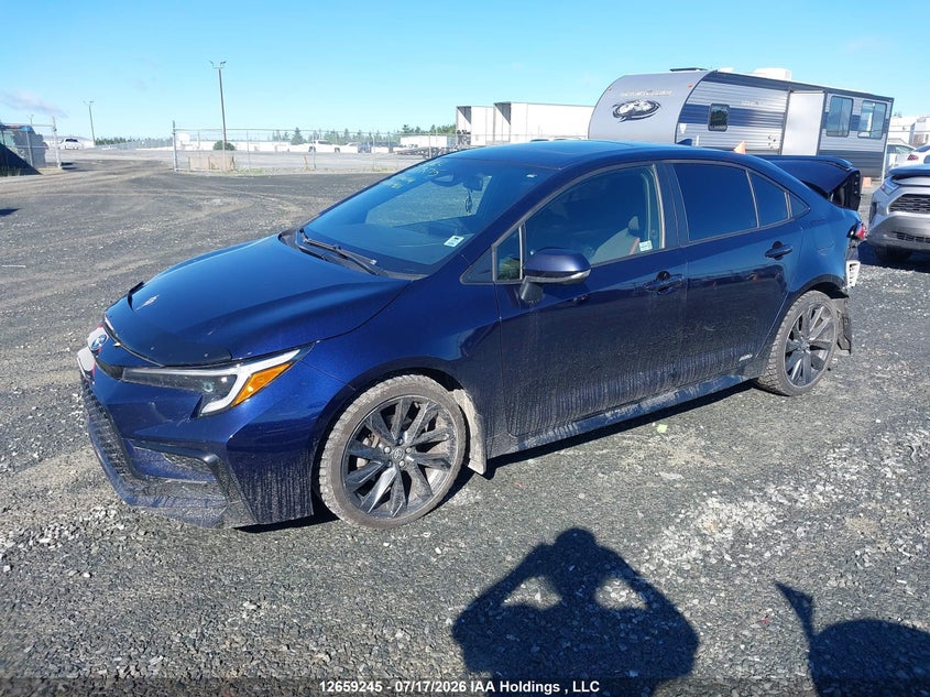 Vin: jtdbdmhe4pj000401, lot: 3061489, toyota corolla le/se/night shade 20232