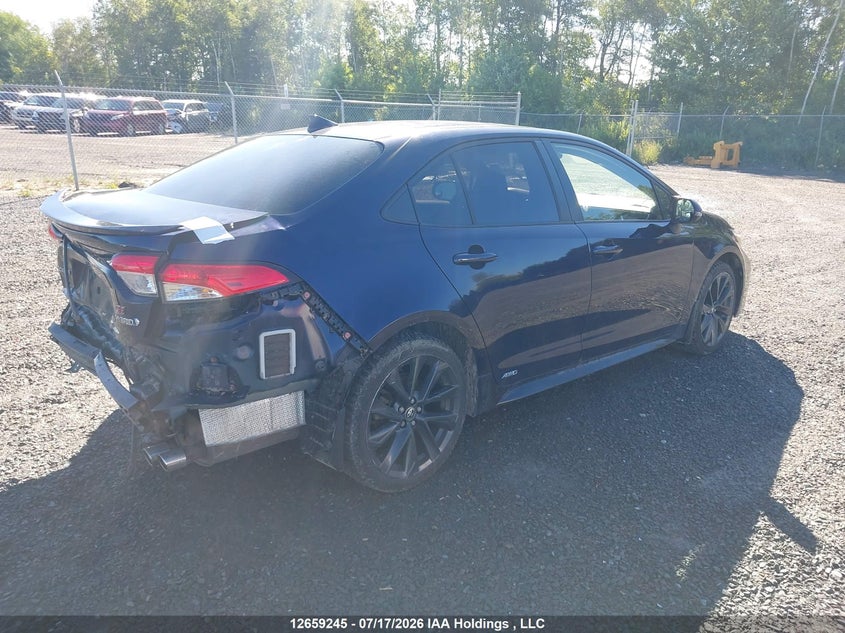 Vin: jtdbdmhe4pj000401, lot: 3061489, toyota corolla le/se/night shade 20234