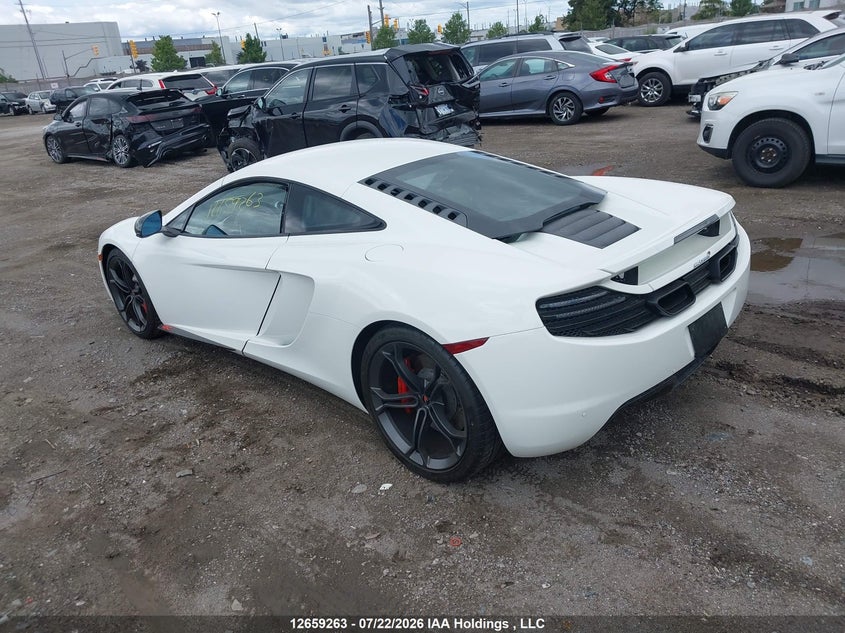Vin: sbm11aaa7cw001198, lot: 3061507, mclaren automotive mp4-12c 20123