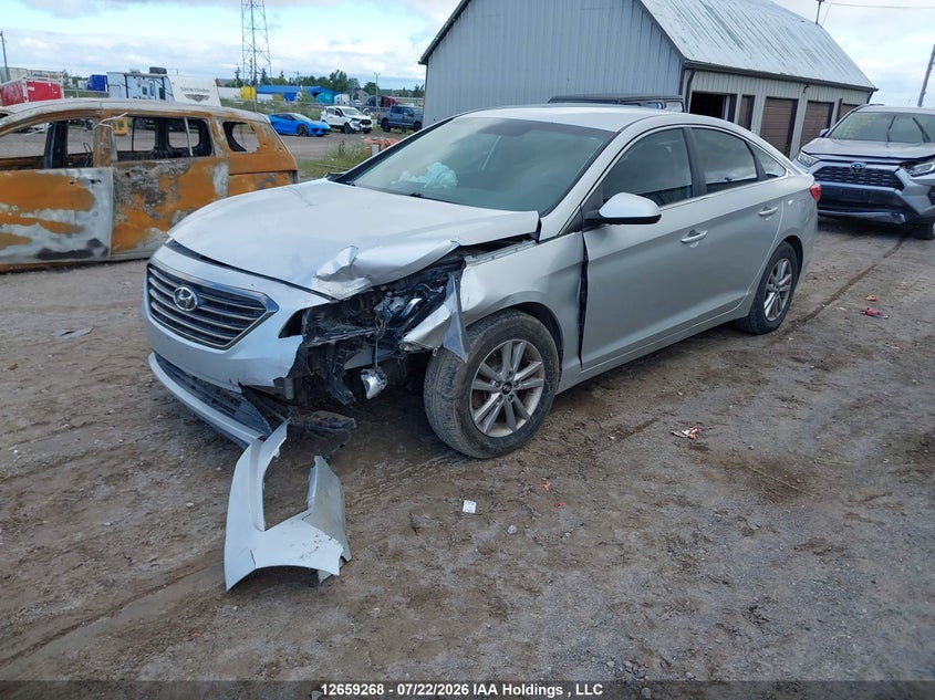 2015 Hyundai Sonata, Front, IAAI, VIN 5NPE24AF1FH013183 — photo 2
