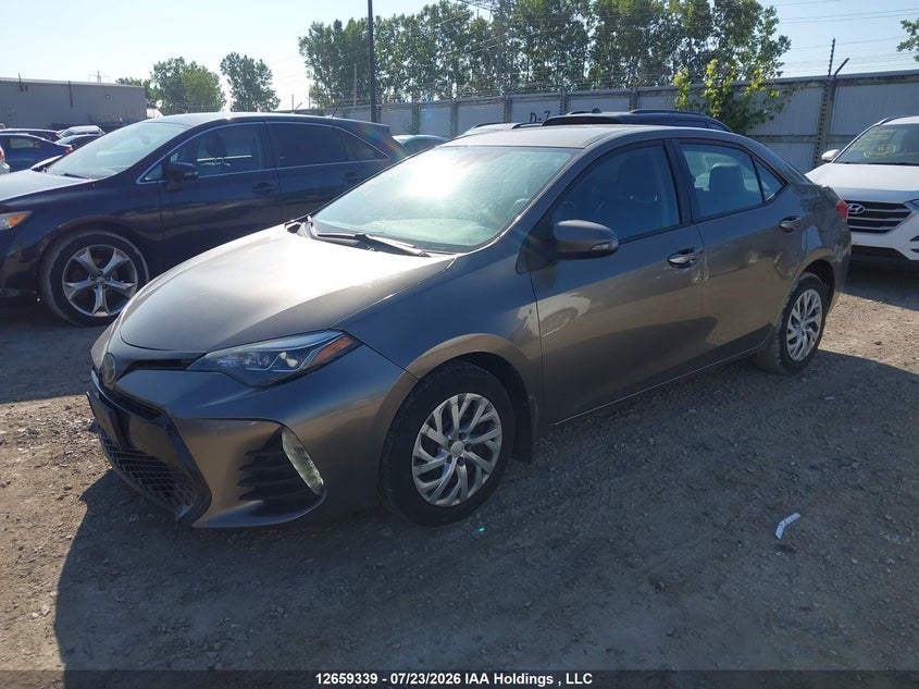 2019 Toyota Corolla, Правый бок, IAAI, VIN 2T1BURHE1KC167512 — фото 2