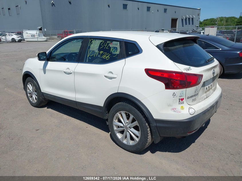 Vin: jn1bj1cr2hw119766, lot: 3061600, nissan qashqai s/sl/sv 20173