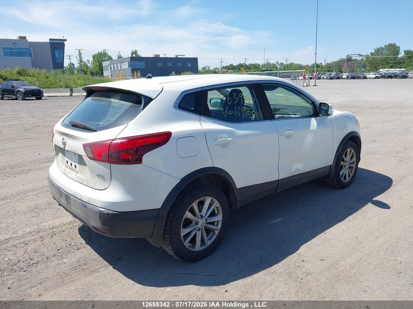 Vin: jn1bj1cr2hw119766, lot: 3061600, nissan qashqai s/sl/sv 20174