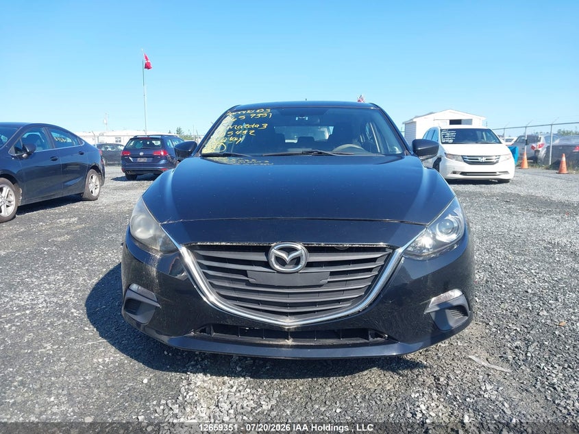 2014 Mazda 3 Touring VIN: JM1BM1L78E1105432 Lot: 12659351