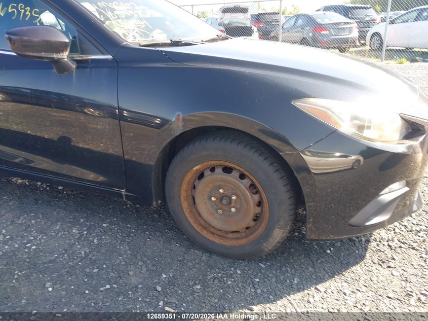 2014 Mazda 3 Touring VIN: JM1BM1L78E1105432 Lot: 12659351