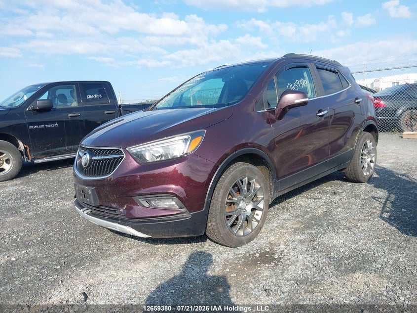 Vin: kl4cj2sb3hb112855, lot: 3061639, buick encore sport touring 20172