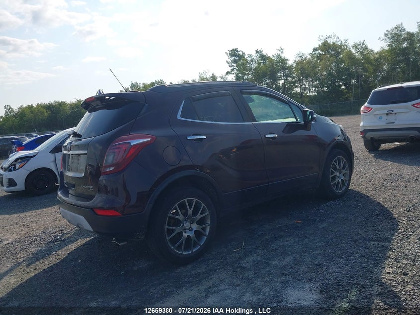 Vin: kl4cj2sb3hb112855, lot: 3061639, buick encore sport touring 20174