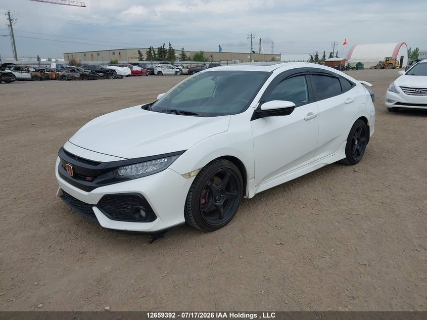 2018 Honda Civic, Затоплення, IAAI, VIN 2HGFC1E56JH200617 — фото 2