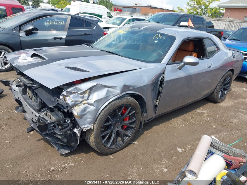 Vin: 2c3cdzc98gh230914, lot: 3061672, dodge challenger srt hellcat 20162