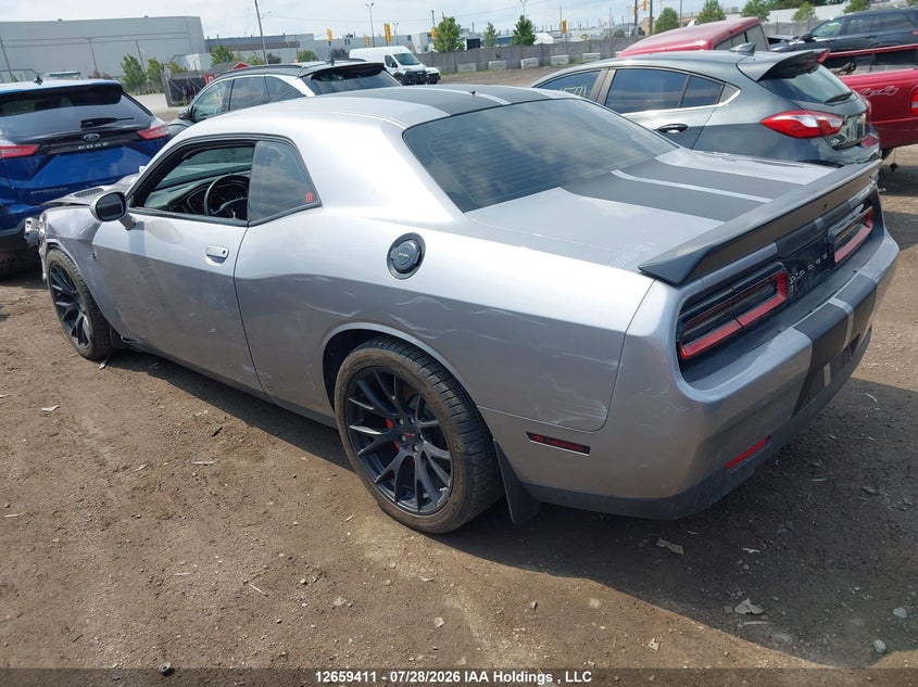 Vin: 2c3cdzc98gh230914, lot: 3061672, dodge challenger srt hellcat 20163