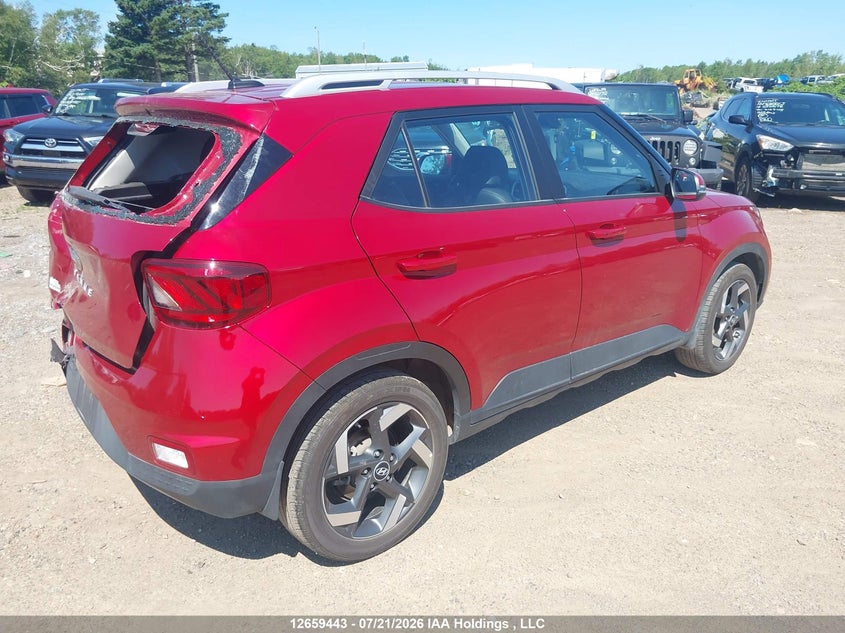 Vin: kmhrc8a39su405304, lot: 3061704, hyundai venue sel/limited 20254