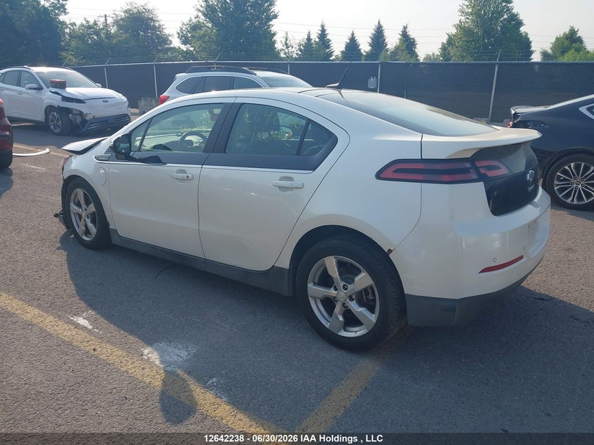 Vin: 1g1rd6e44cu120612, lot: 3061722, chevrolet volt 20123