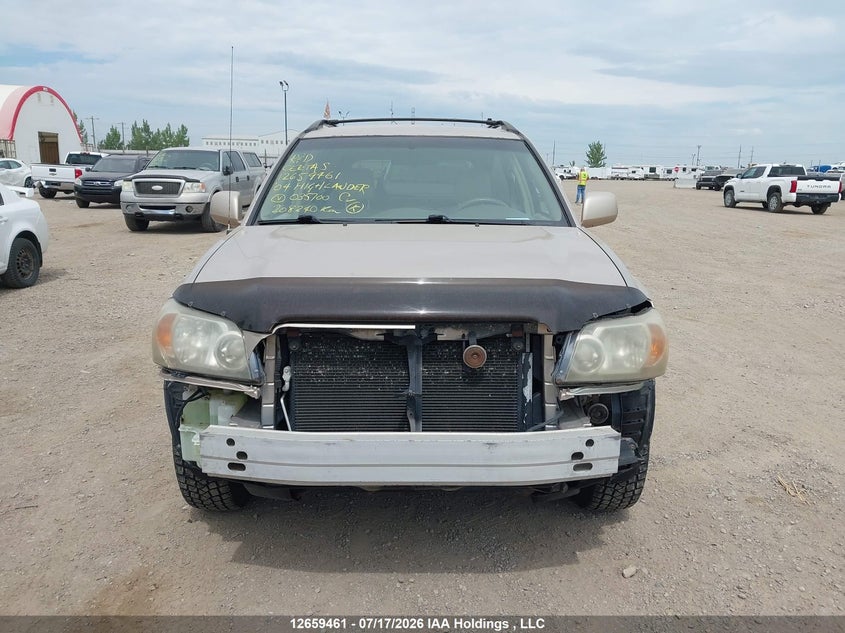 2004 TOYOTA HIGHLANDER SPORT UTILITY VEHICLE 3.3L V-6 DOHC, VVT, 230HP