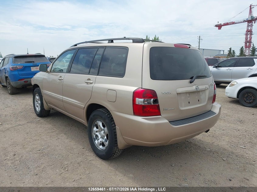 2004 TOYOTA HIGHLANDER SPORT UTILITY VEHICLE 3.3L V-6 DOHC, VVT, 230HP