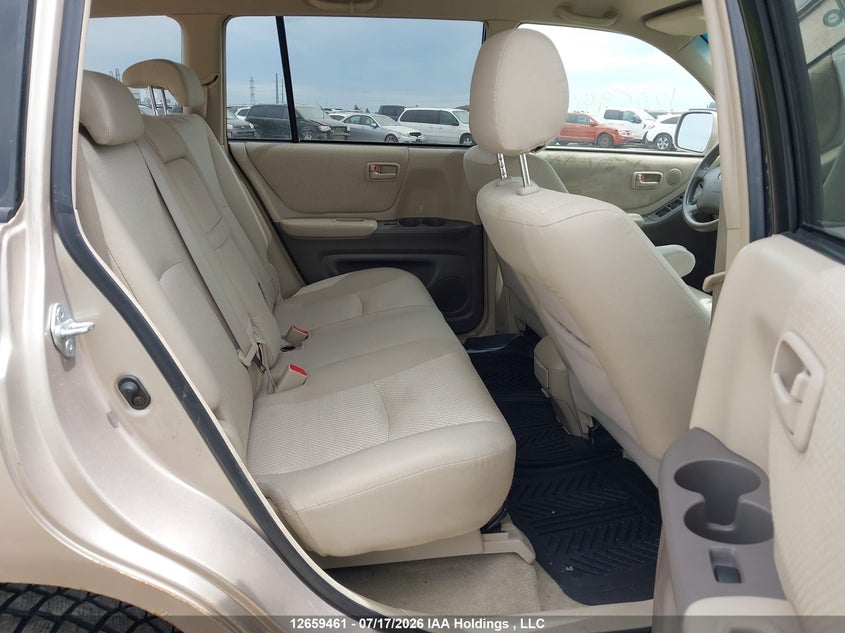 2004 TOYOTA HIGHLANDER SPORT UTILITY VEHICLE 3.3L V-6 DOHC, VVT, 230HP