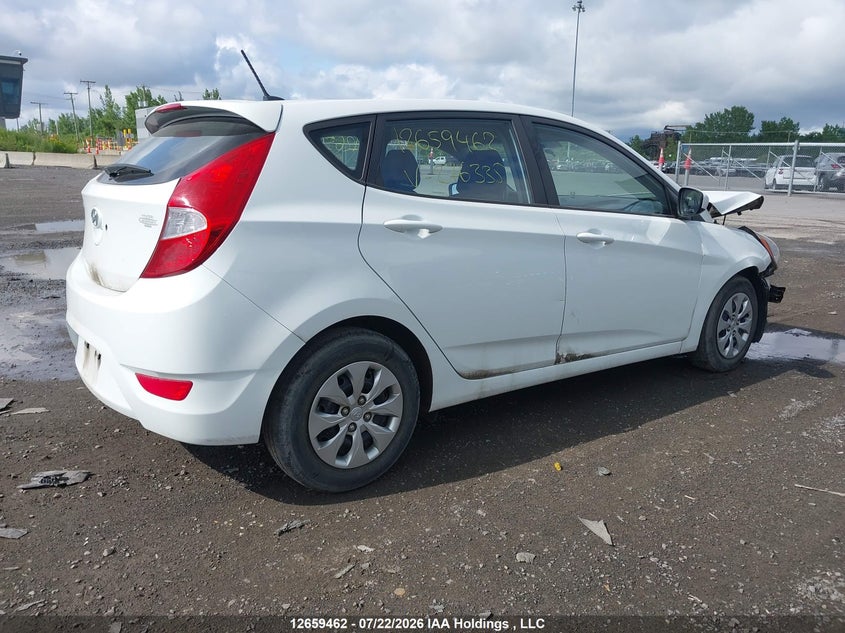 Vin: kmhct5ae2gu276335, lot: 3061734, hyundai accent se 20164
