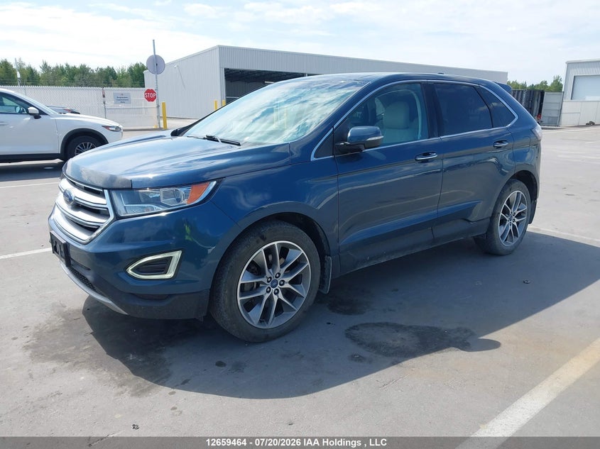 Vin: 2fmpk4k94gbb90188, lot: 3061736, ford edge titanium 20162