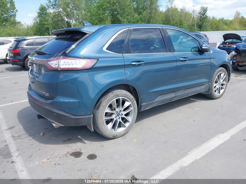Vin: 2fmpk4k94gbb90188, lot: 3061736, ford edge titanium 20164