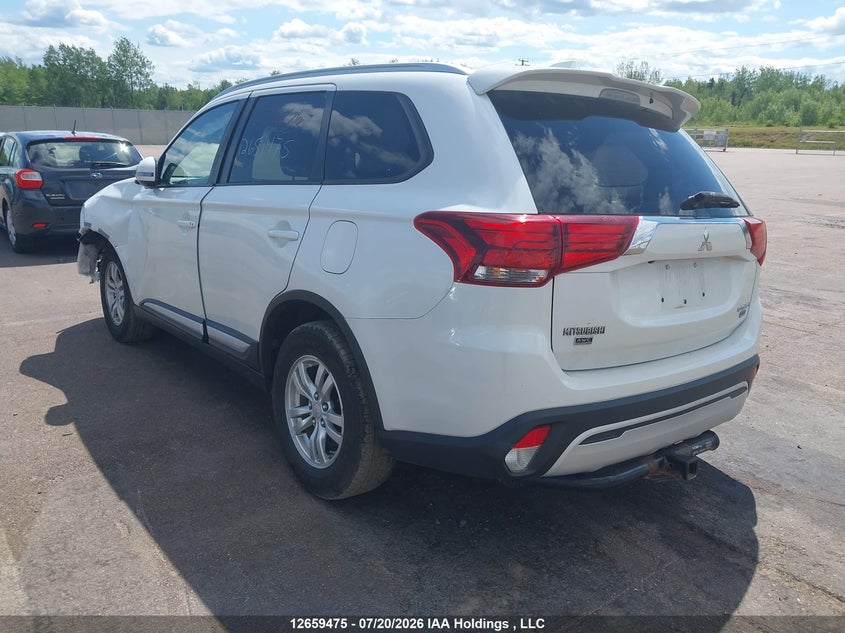 Vin: ja4az2a38kz602524, lot: 3061748, mitsubishi outlander es 20193
