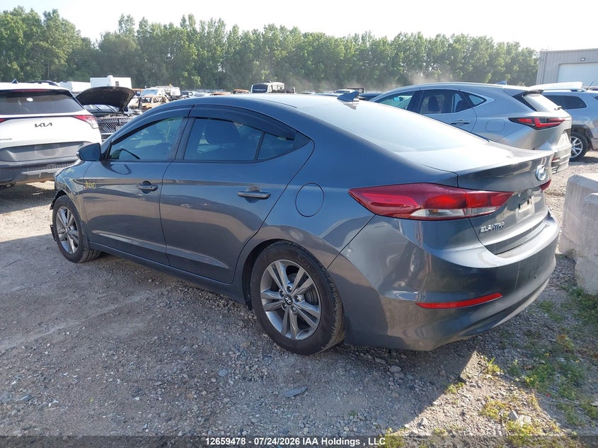 Vin: kmhd84lf0hu167119, lot: 3061751, hyundai elantra gl 20173