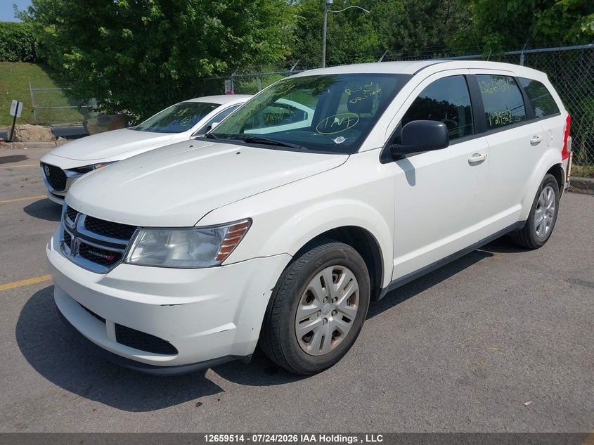 2018 Dodge Journey, Левый зад, IAAI, VIN 3C4PDCAB6JT219523 — фото 2
