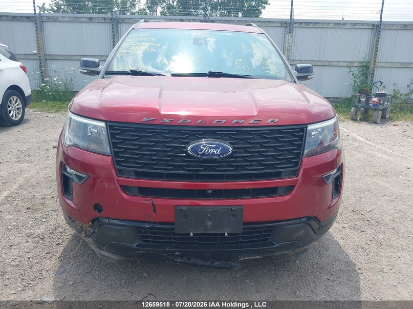 2018 FORD EXPLORER SPORT SPORT UTILITY VEHICLE 3.5L V-6 DI, DOHC, VVT, TURBO, 365HP