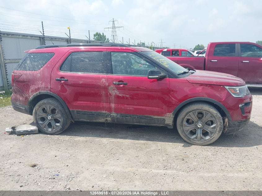 2018 FORD EXPLORER SPORT SPORT UTILITY VEHICLE 3.5L V-6 DI, DOHC, VVT, TURBO, 365HP