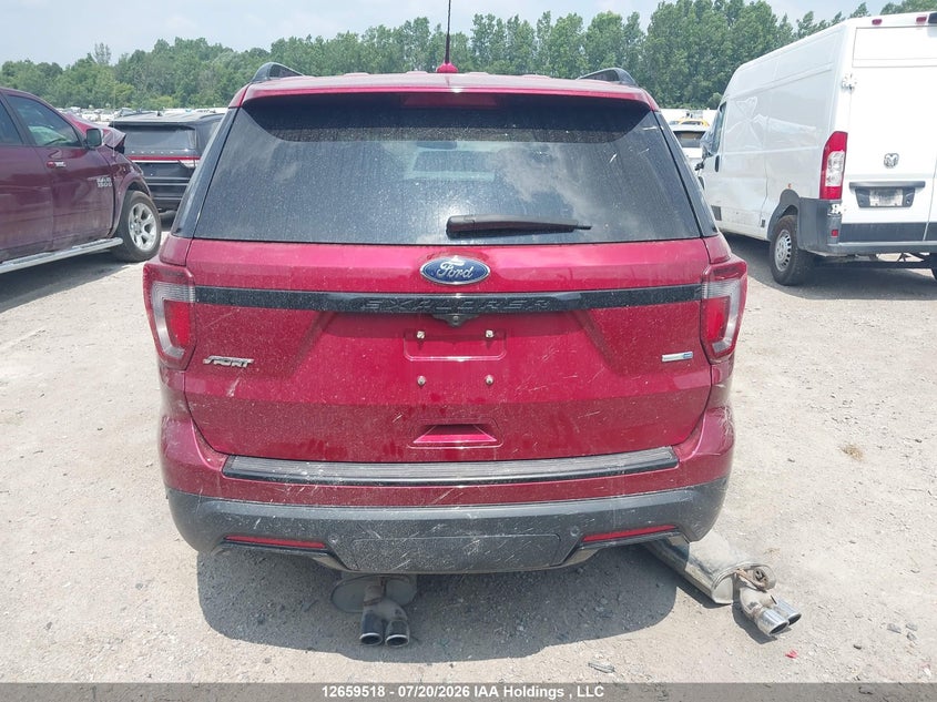 2018 FORD EXPLORER SPORT SPORT UTILITY VEHICLE 3.5L V-6 DI, DOHC, VVT, TURBO, 365HP