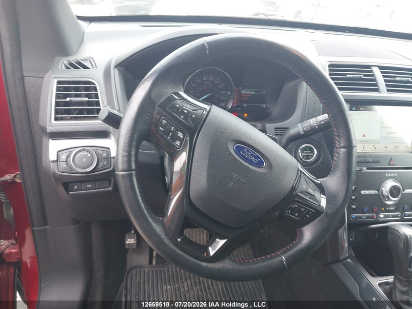 2018 FORD EXPLORER SPORT SPORT UTILITY VEHICLE 3.5L V-6 DI, DOHC, VVT, TURBO, 365HP