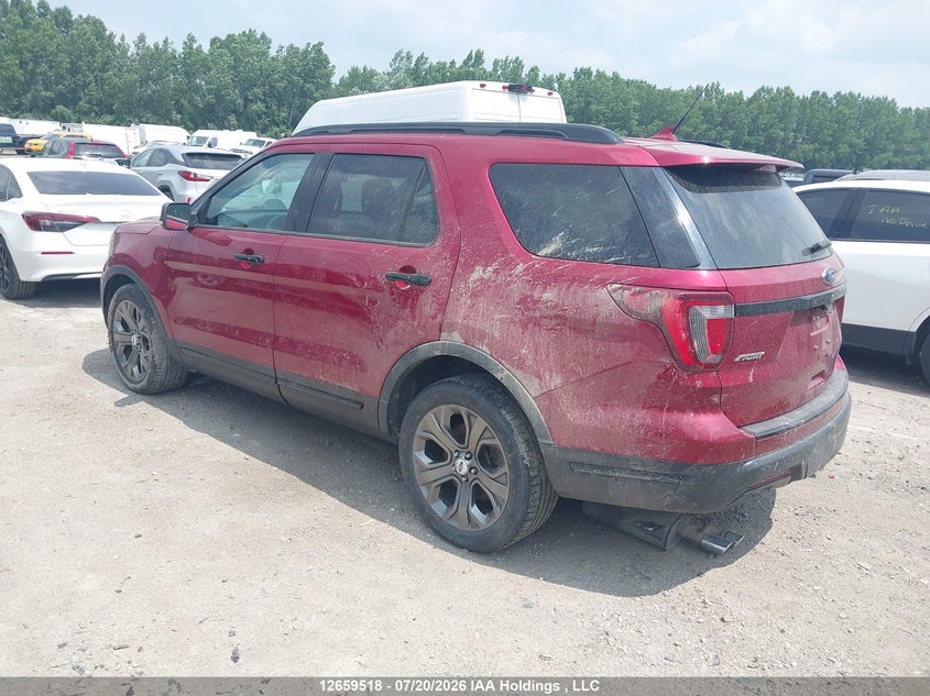 2018 FORD EXPLORER SPORT SPORT UTILITY VEHICLE 3.5L V-6 DI, DOHC, VVT, TURBO, 365HP