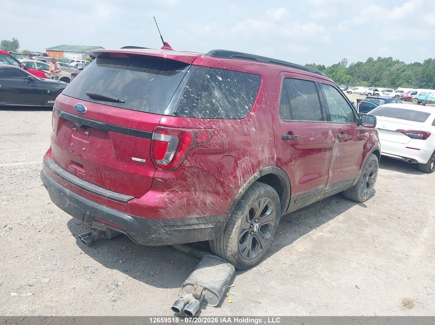 2018 FORD EXPLORER SPORT SPORT UTILITY VEHICLE 3.5L V-6 DI, DOHC, VVT, TURBO, 365HP