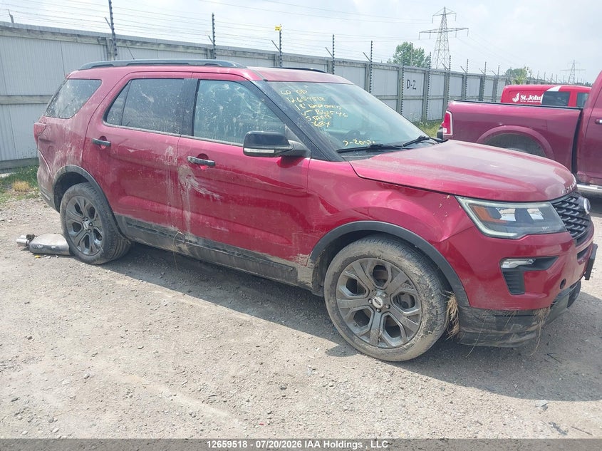 2018 FORD EXPLORER SPORT SPORT UTILITY VEHICLE 3.5L V-6 DI, DOHC, VVT, TURBO, 365HP