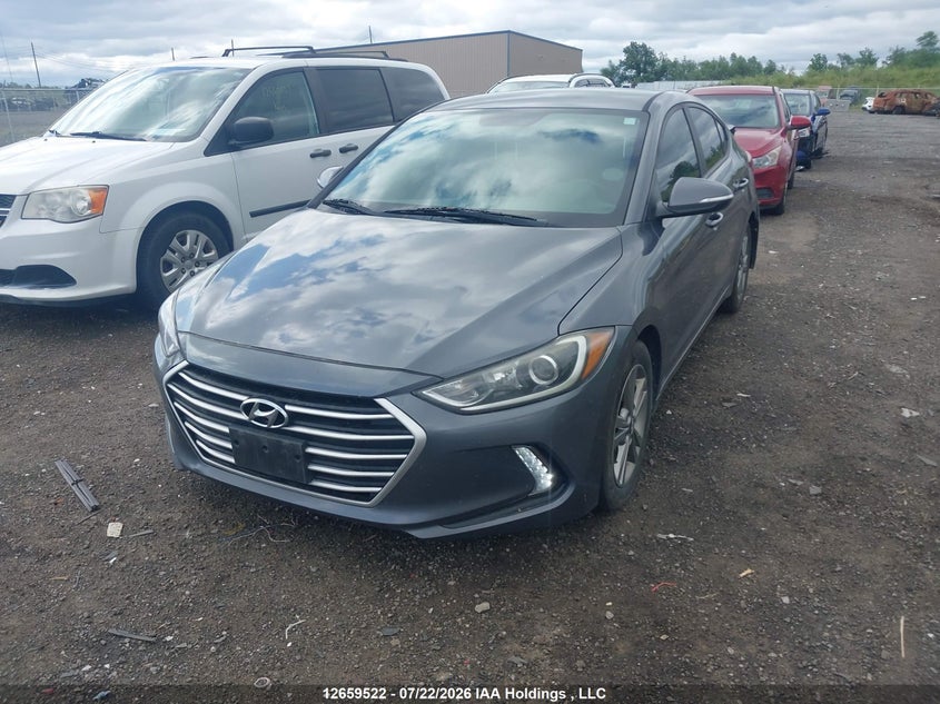 Vin: kmhd84lf4hu380462, lot: 3061795, hyundai elantra gl 20172