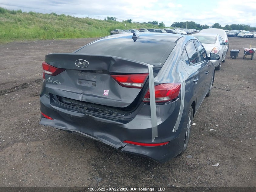 Vin: kmhd84lf4hu380462, lot: 3061795, hyundai elantra gl 20174