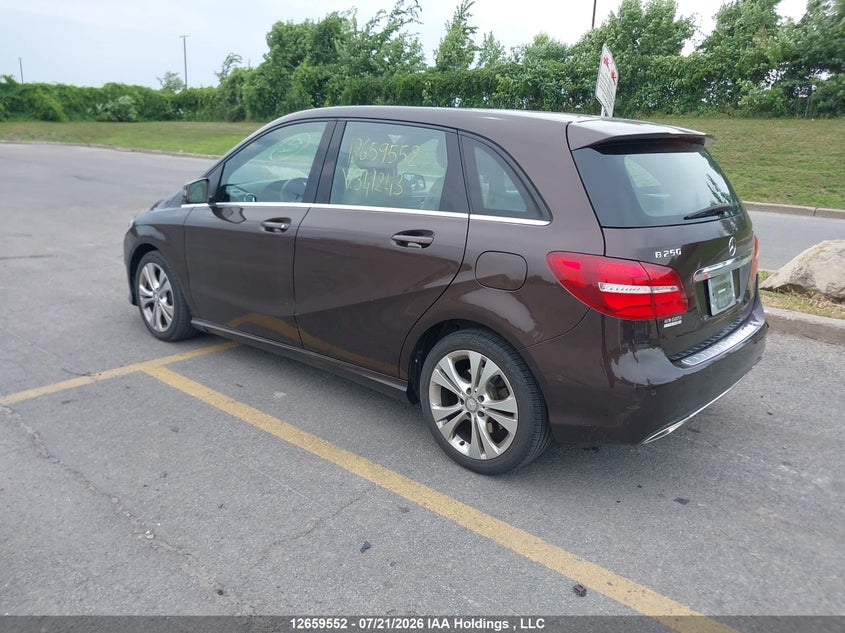 Vin: wddmh4gb6fj341243, lot: 3061825, mercedes-benz b 250 4matic 20153