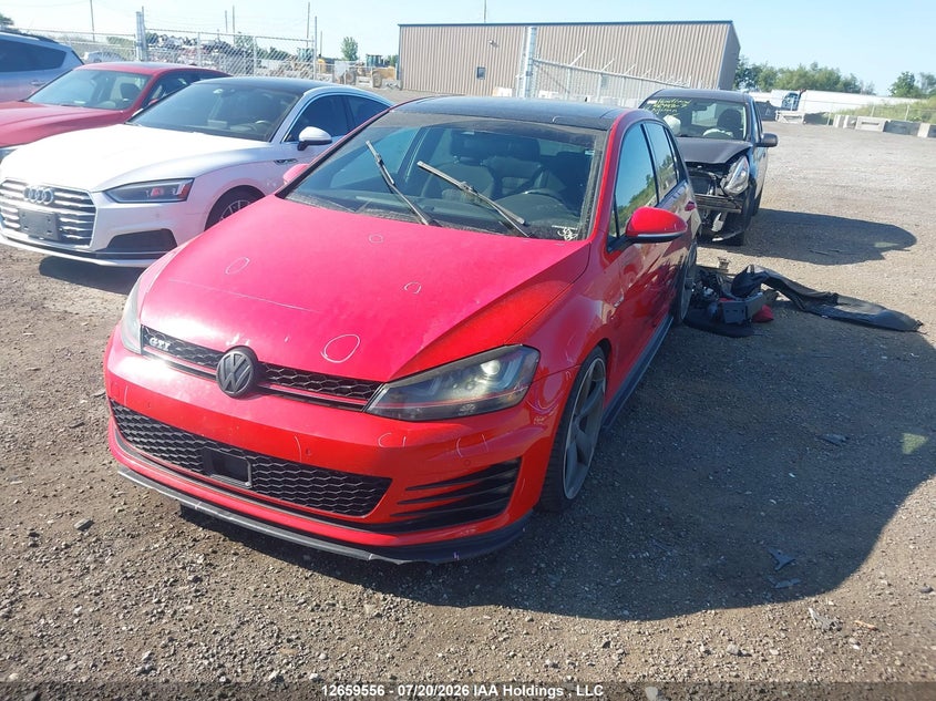 Vin: 3vw4t7au0gm016190, lot: 3061829, volkswagen gti 20162