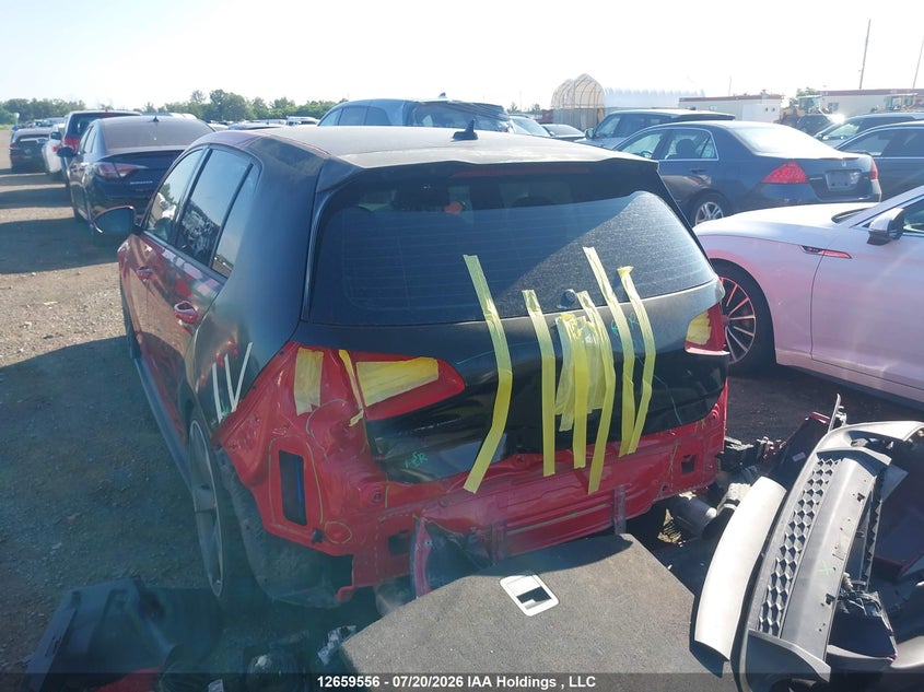 Vin: 3vw4t7au0gm016190, lot: 3061829, volkswagen gti 20163